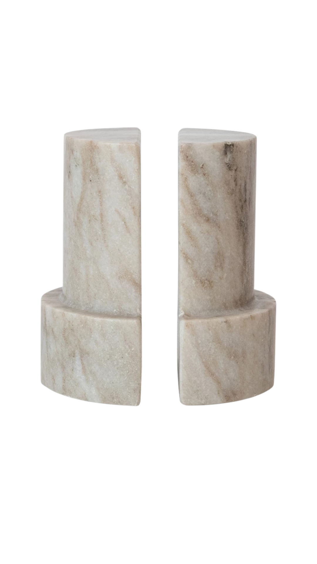 Roya Marble Bookends, Set of 2 - Image 5