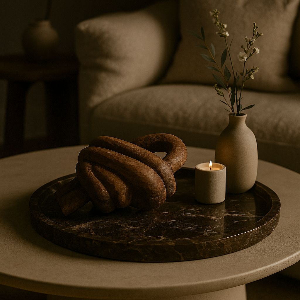 Caledon Knot, Hand-Carved Reclaimed Wood Decor - Image 3