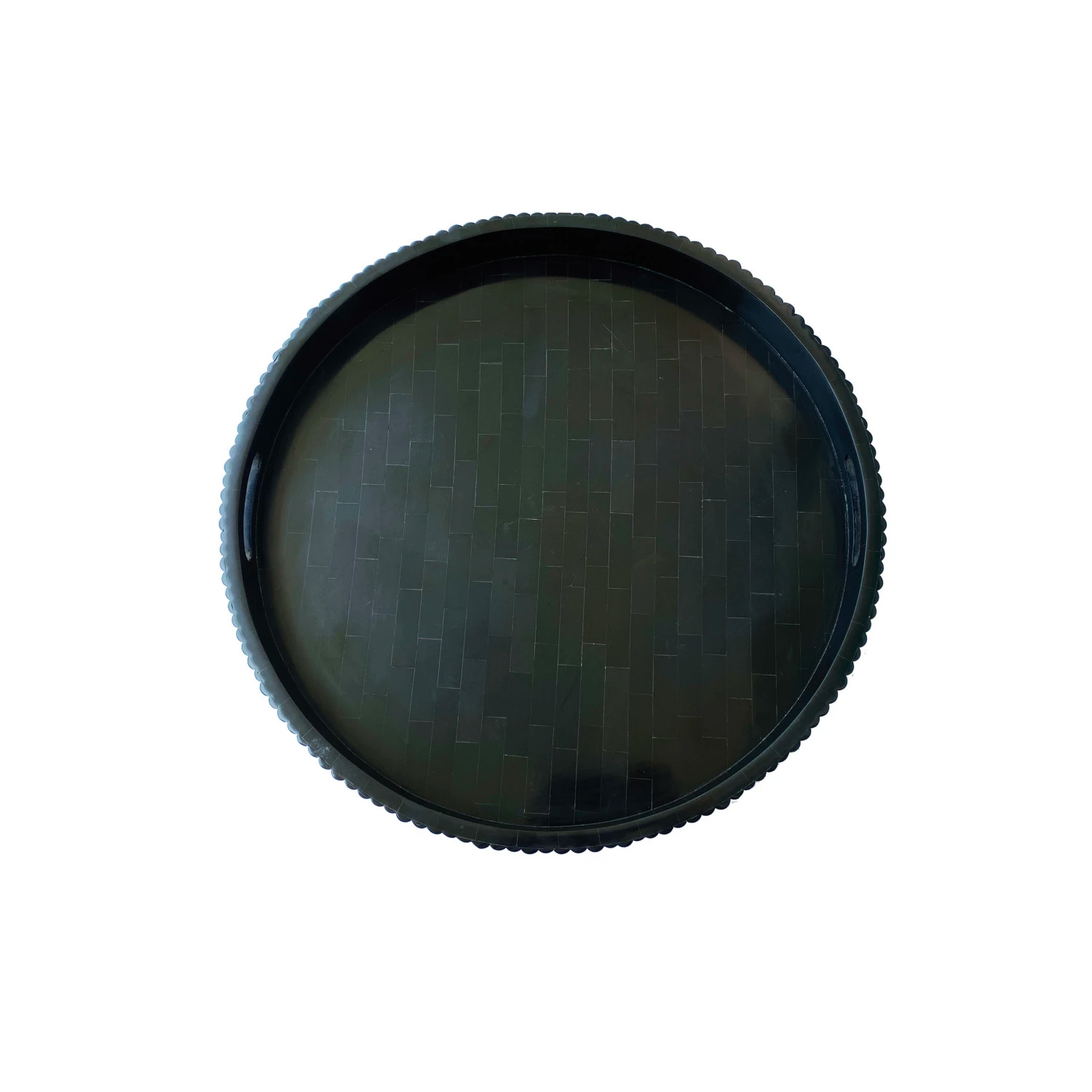 Edison Black Ribbed Tray - Image 3