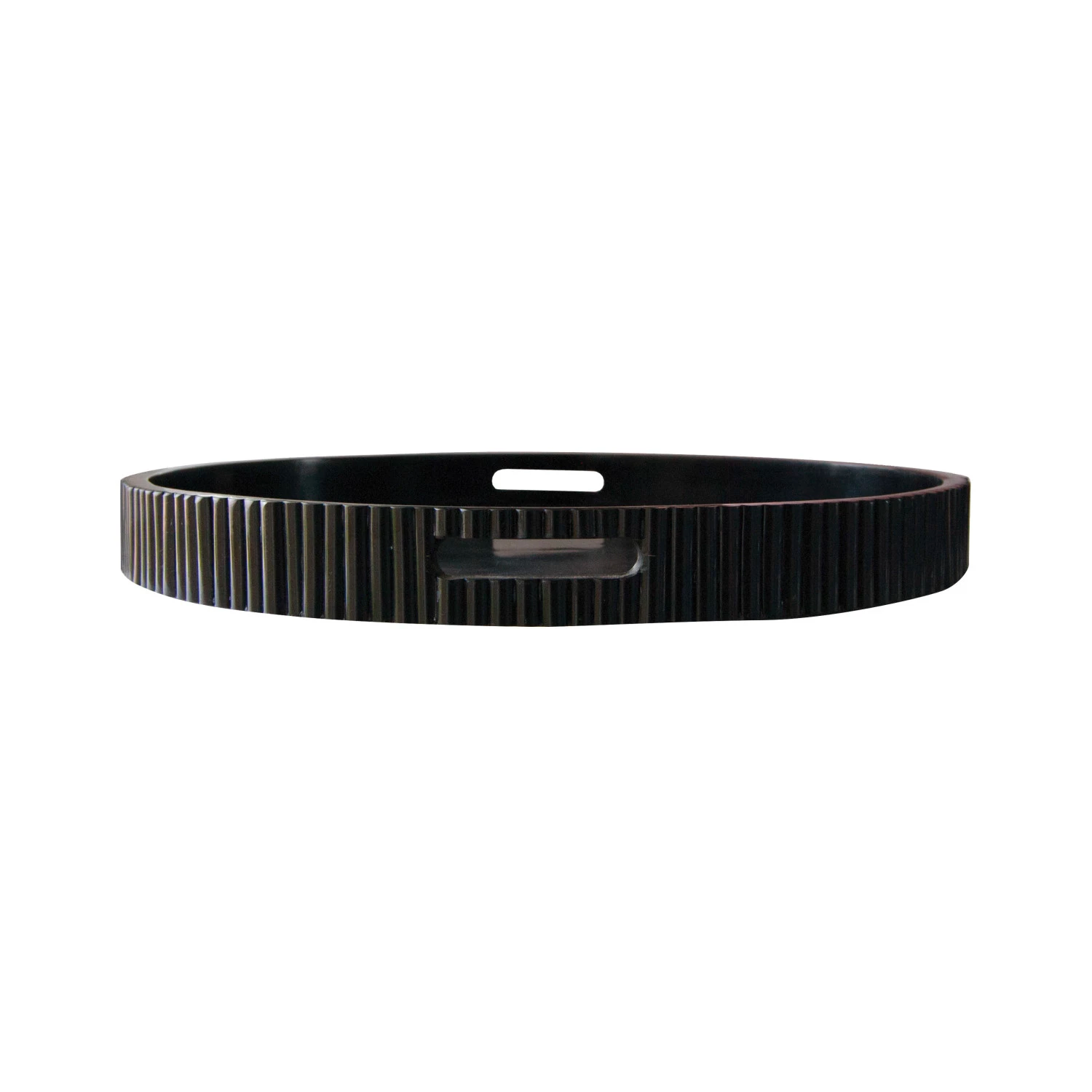 Edison Black Ribbed Tray - Image 4