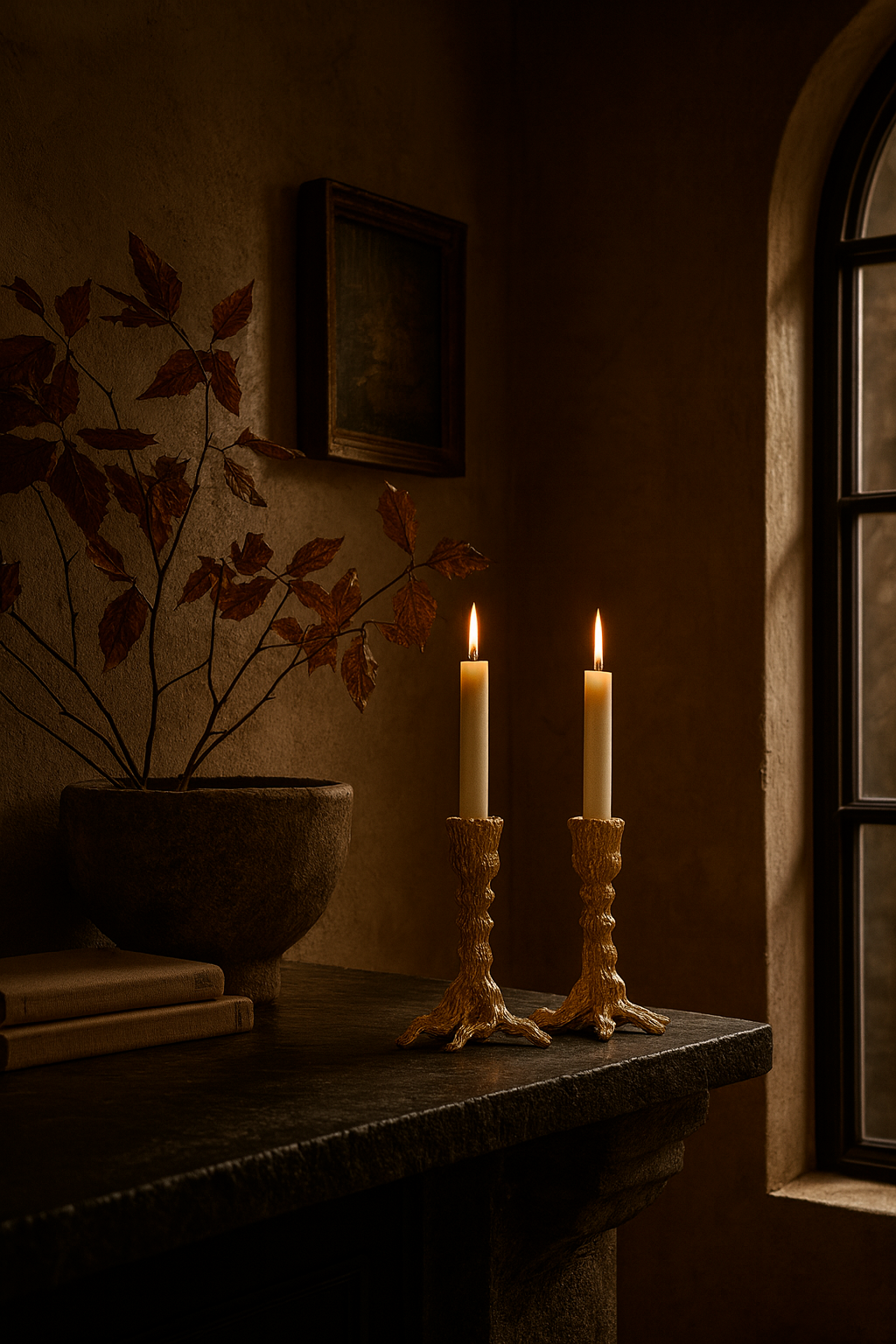 Artemis Taper Candle Holders, Set of 2 - Image 2