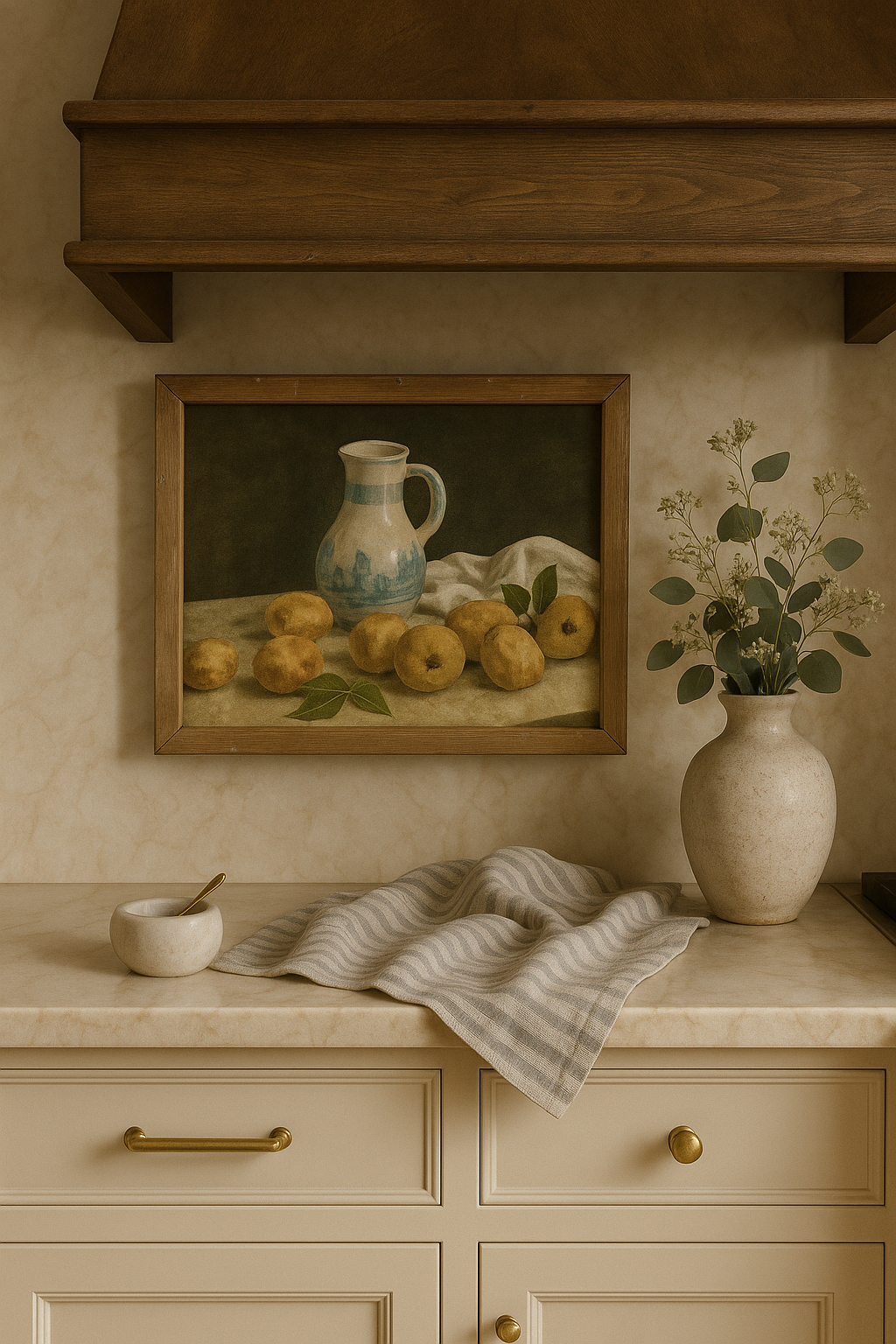 Wood Framed Art, Lemons + Pitcher - Image 4