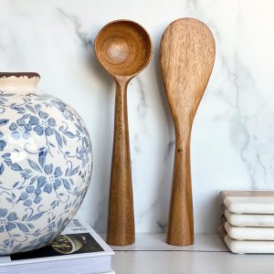 Wood Standing Spoons, Set of 2