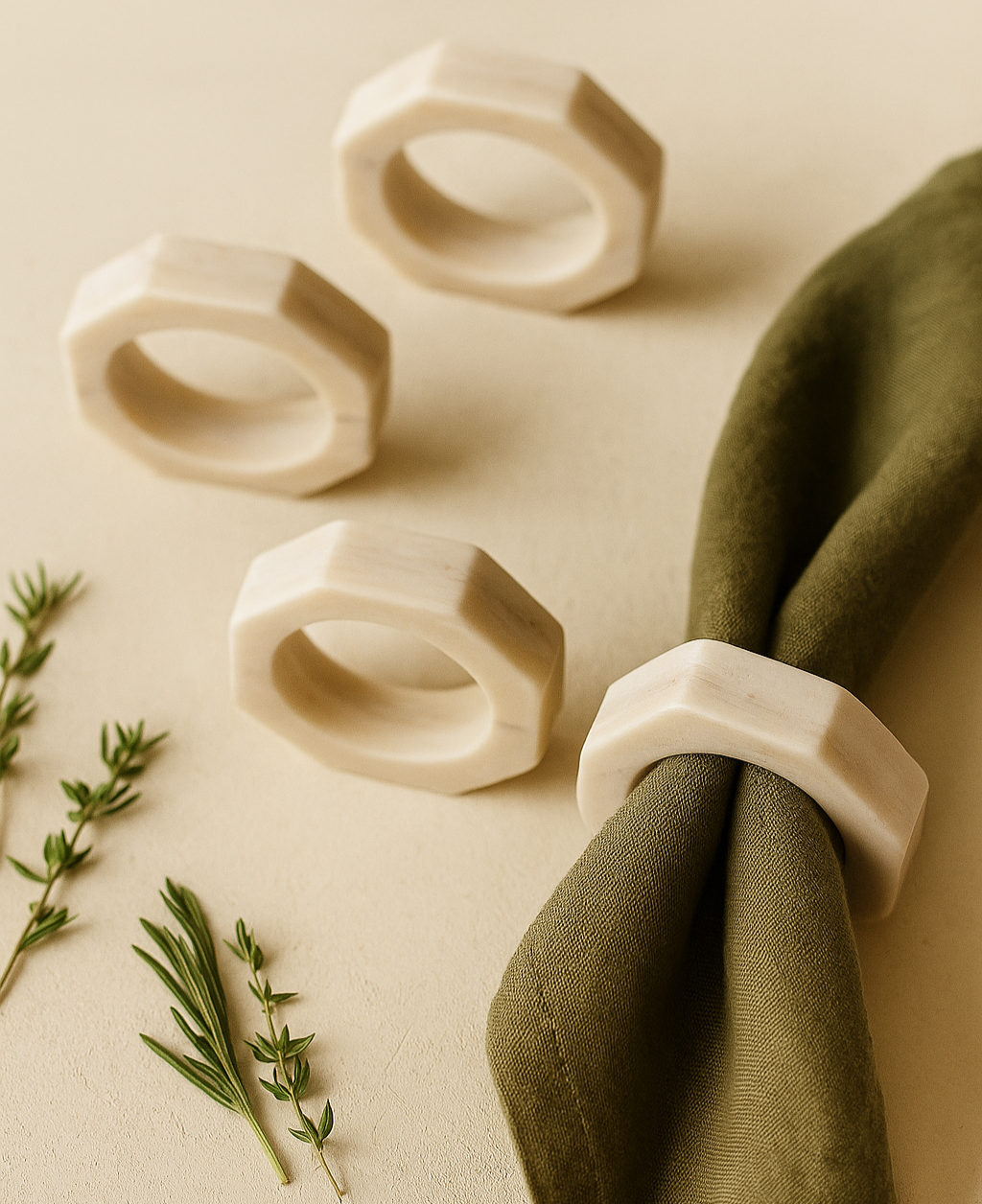Isolde Napkin Rings, Set of 4 - Image 2