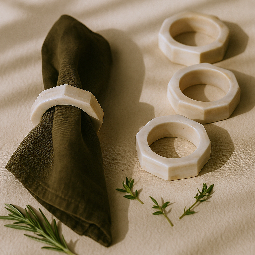 Isolde Napkin Rings, Set of 4 - Image 4
