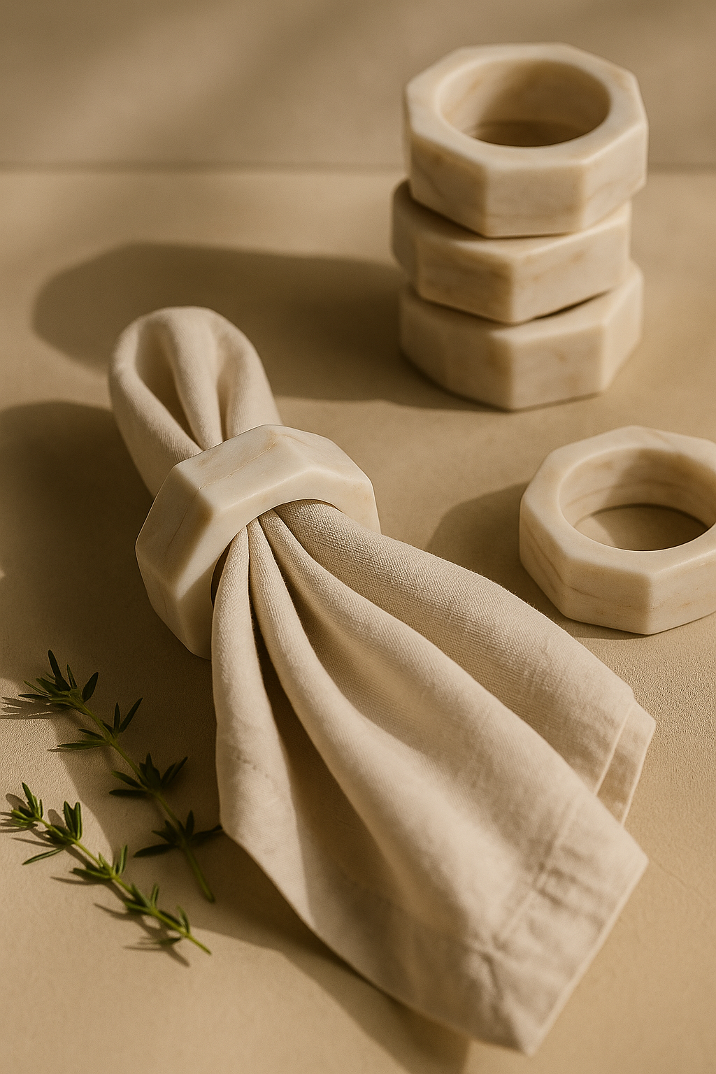 Isolde Napkin Rings, Set of 4 - Image 3