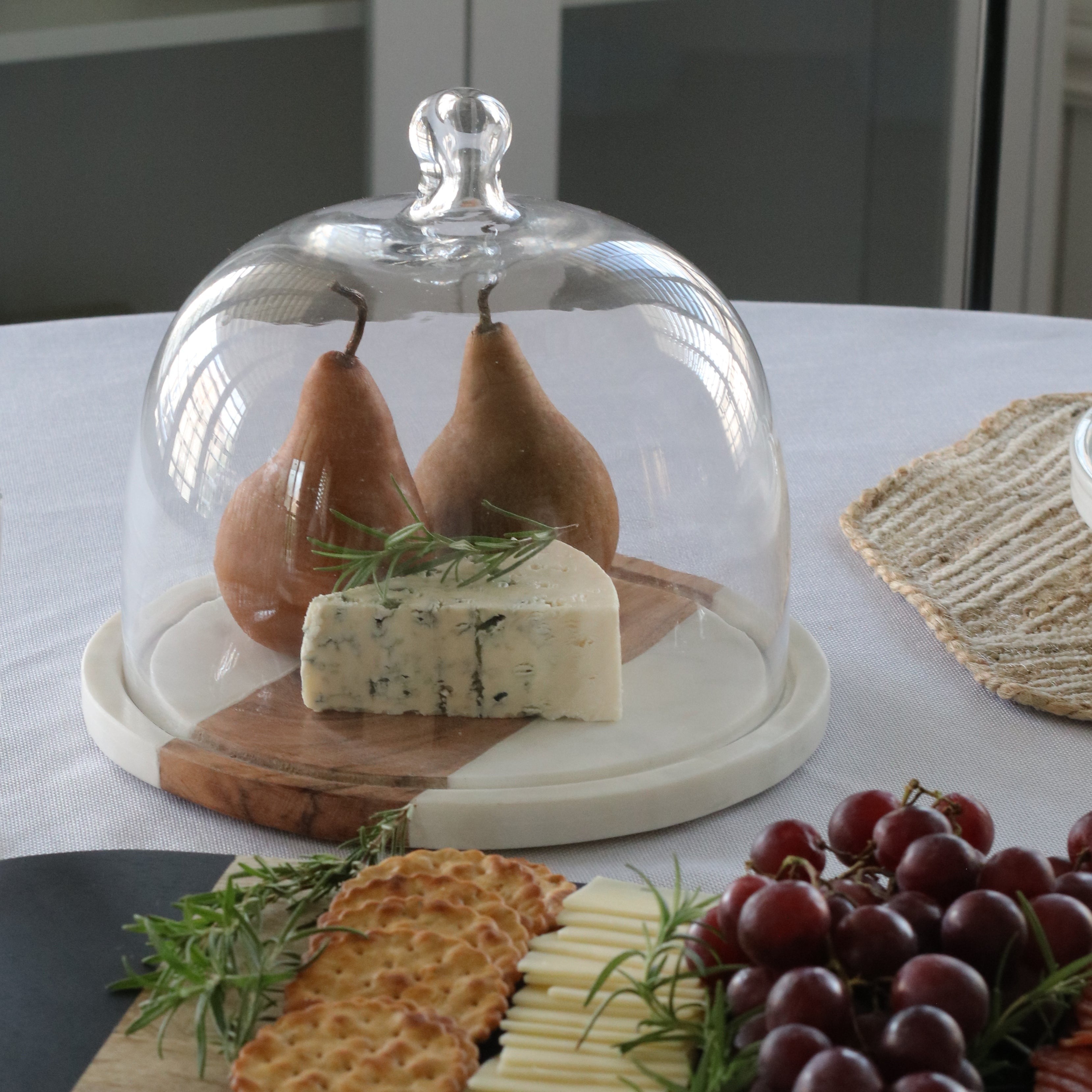 Mabel Cake Tray + Glass Dome - Image 2