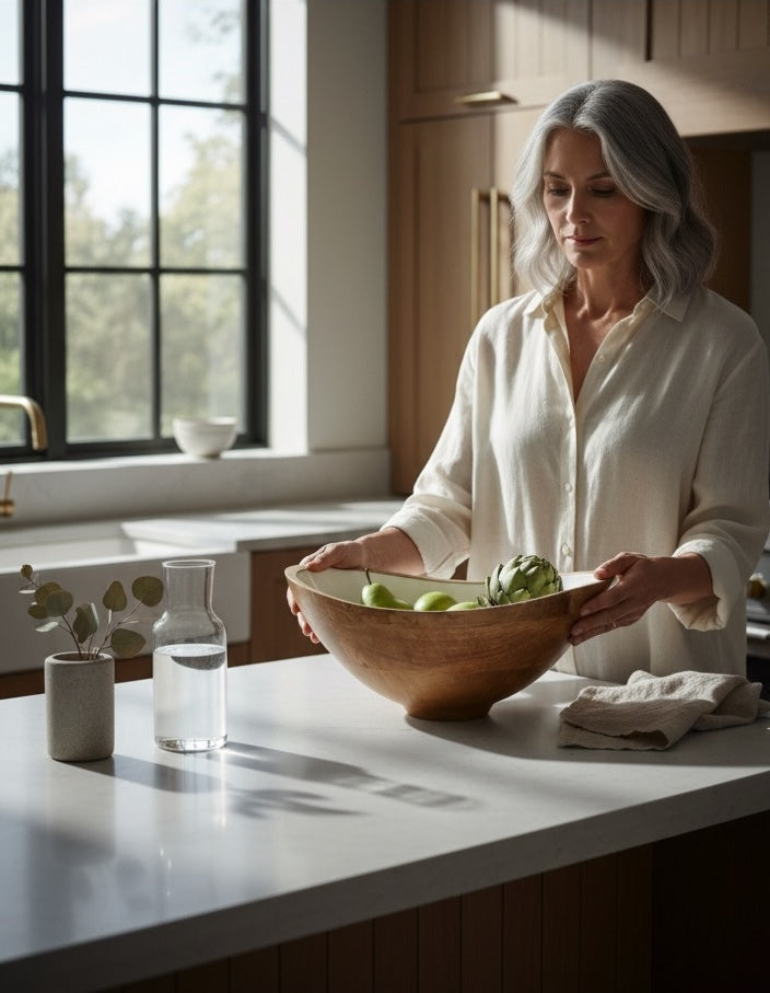 Palmer Wood + White Bowl - Image 7