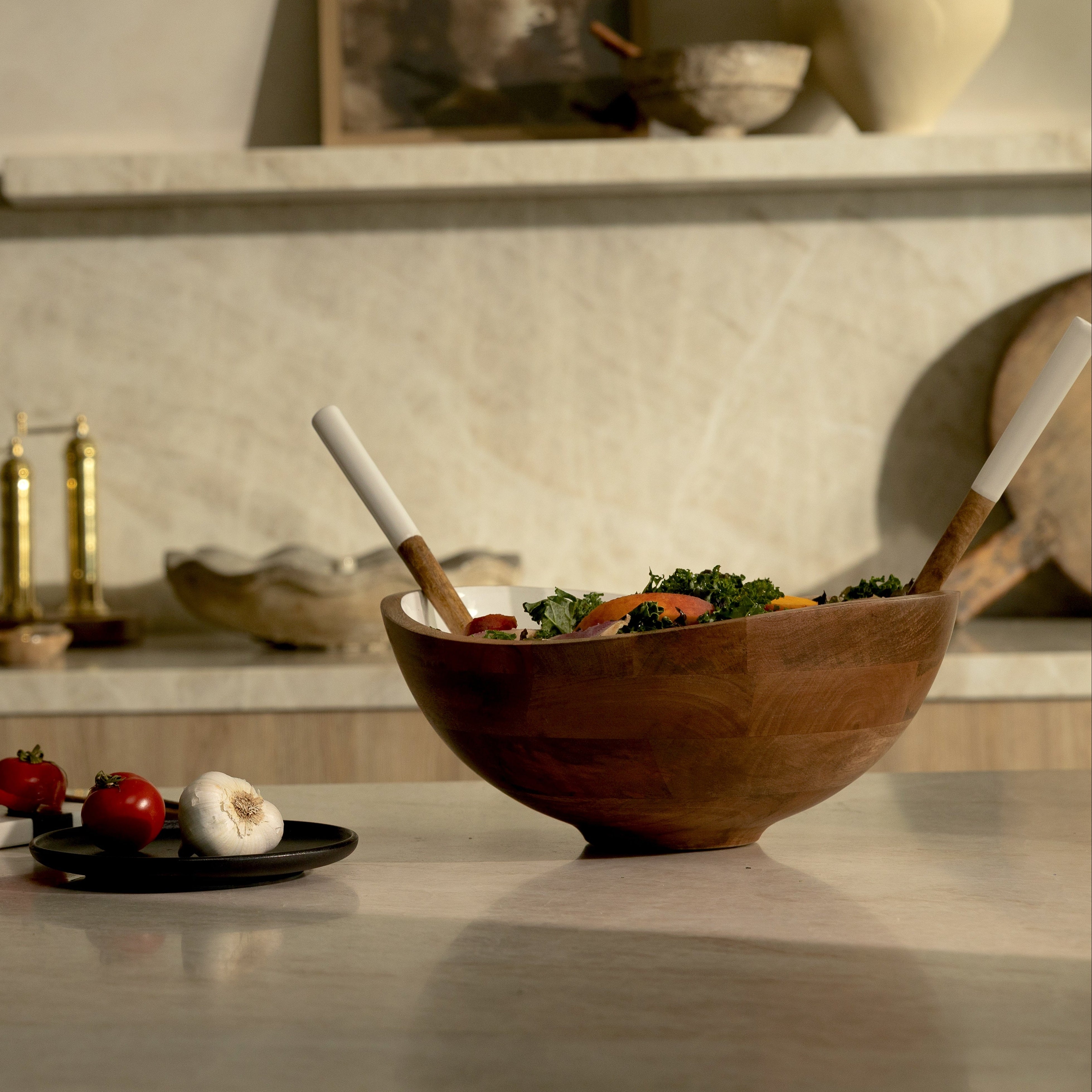 Palmer Wood + White Bowl - Image 6