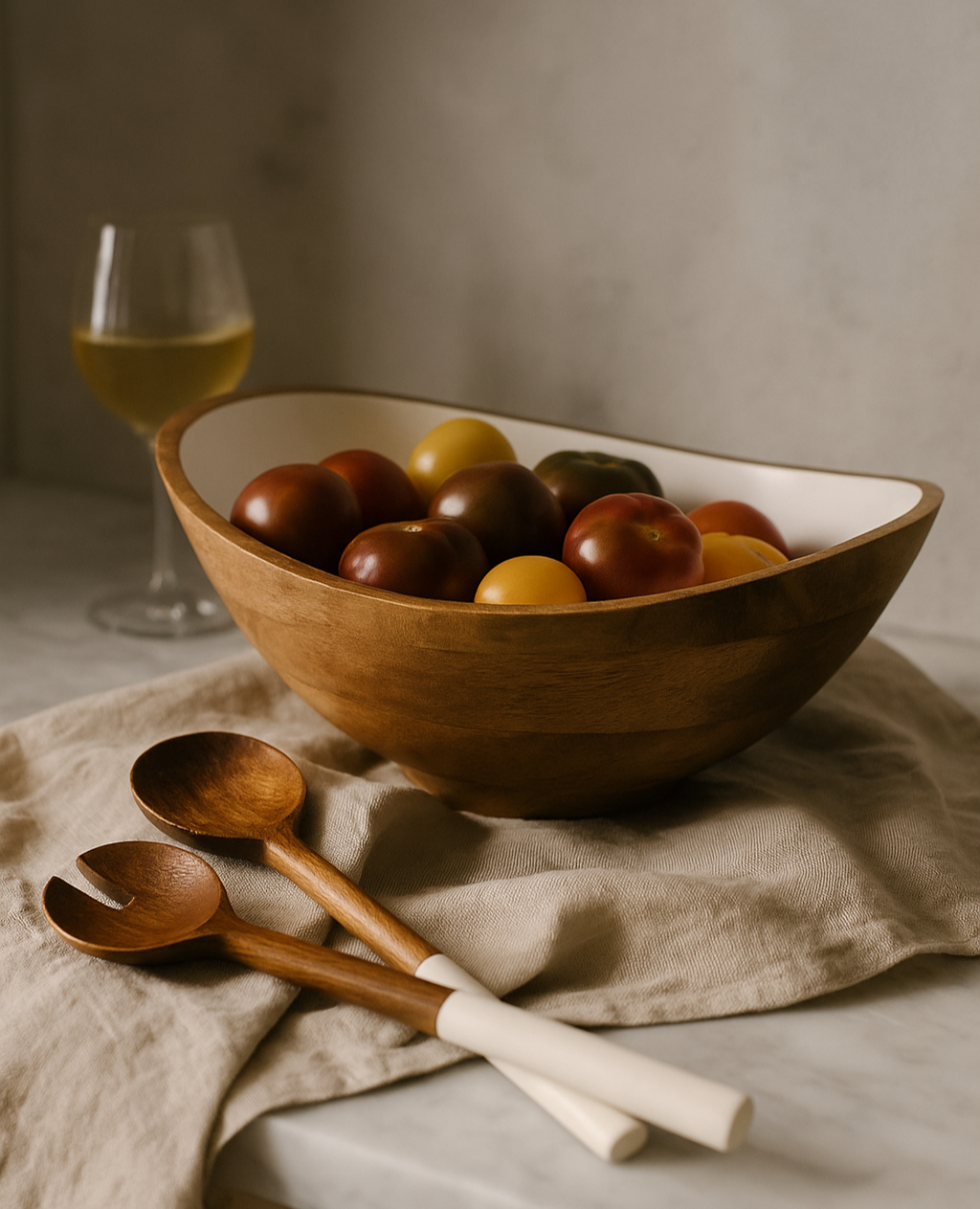 Palmer Wood + White Bowl - Image 8