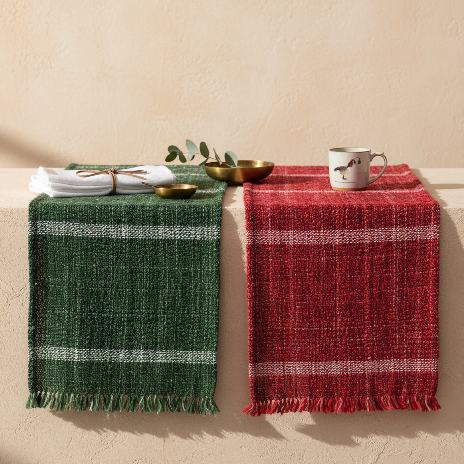 Woven Wool Table Runner - Image 2