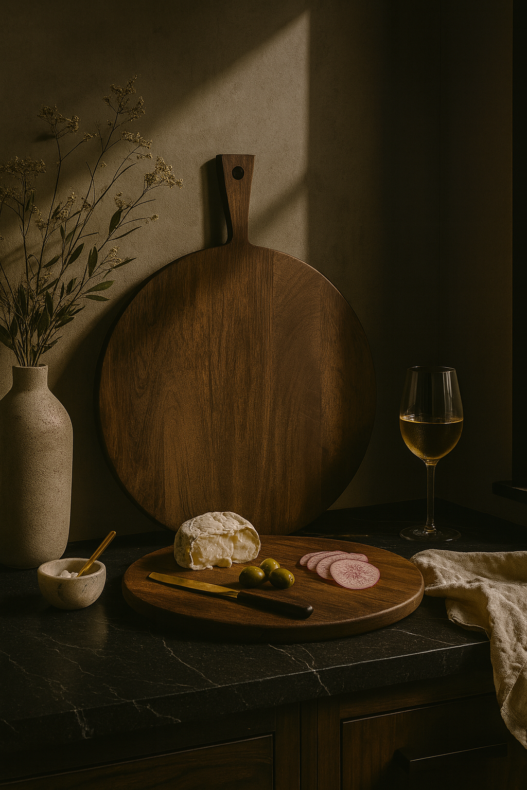 Lucera Round Wood Board - Image 3