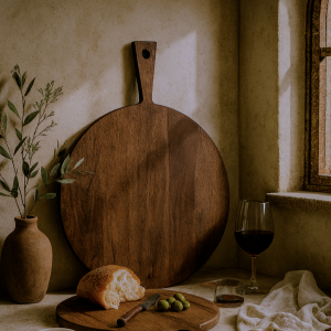 Lucera Round Wood Board